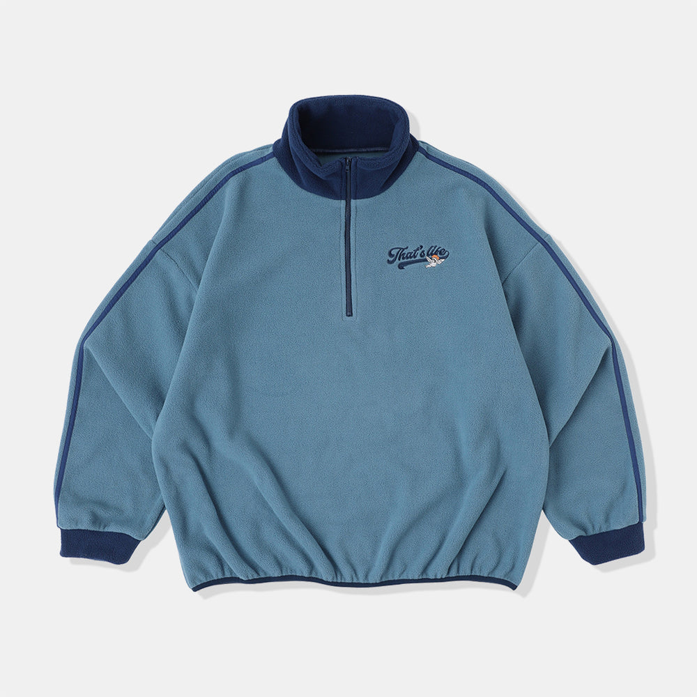 That's life Original Fleece Half zip sweat