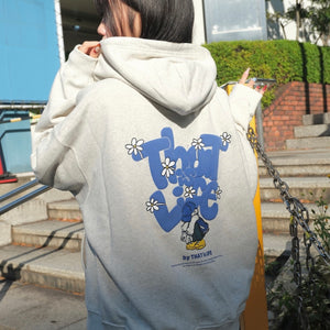 HEAVY WEIGHT 11.0oz "FLOWER BOY" LOGO ZIP HOODIE