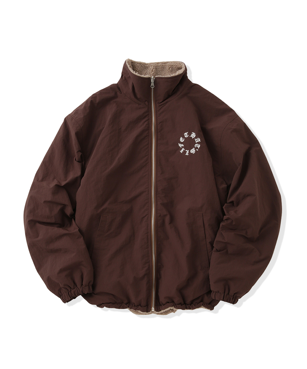 Circle logo Nylon Reversible Jacket – That's life online store Circle logo Nylon Reversible Jacket – That's life online store