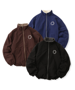 Circle logo Nylon Reversible Jacket – That's life online store Circle logo Nylon Reversible Jacket – That's life online store