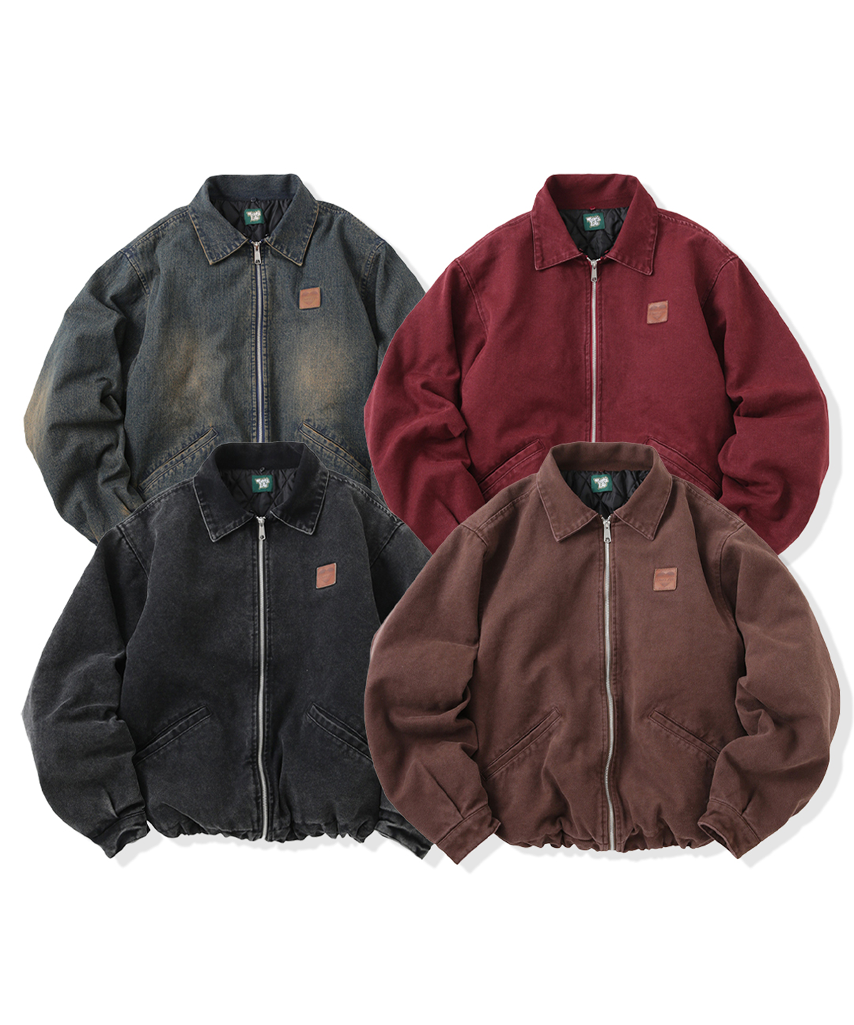 Vintage styles Heart logo Duck Boa Jacket