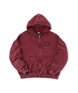 Vintage styles Circle logo zip hoodie – That's life online store Vintage styles Circle logo zip hoodie – That's life online store