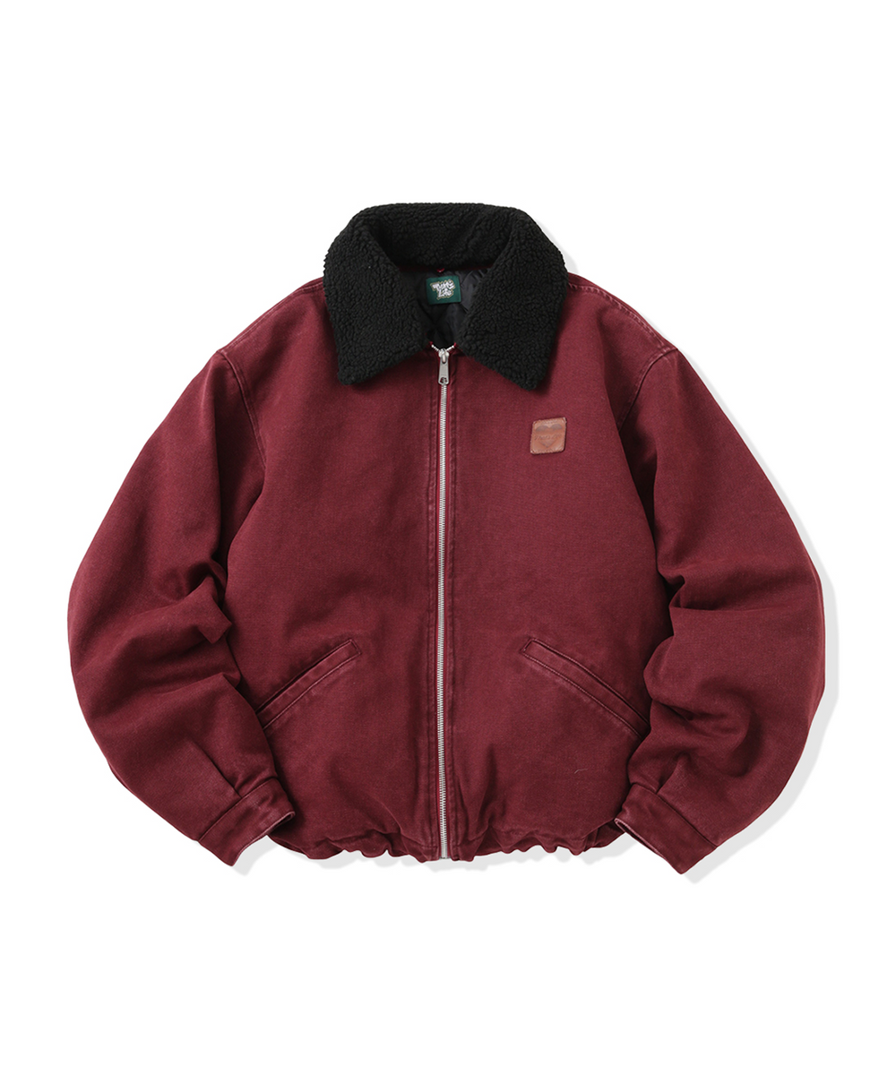 Vintage styles Heart logo Duck Boa Jacket