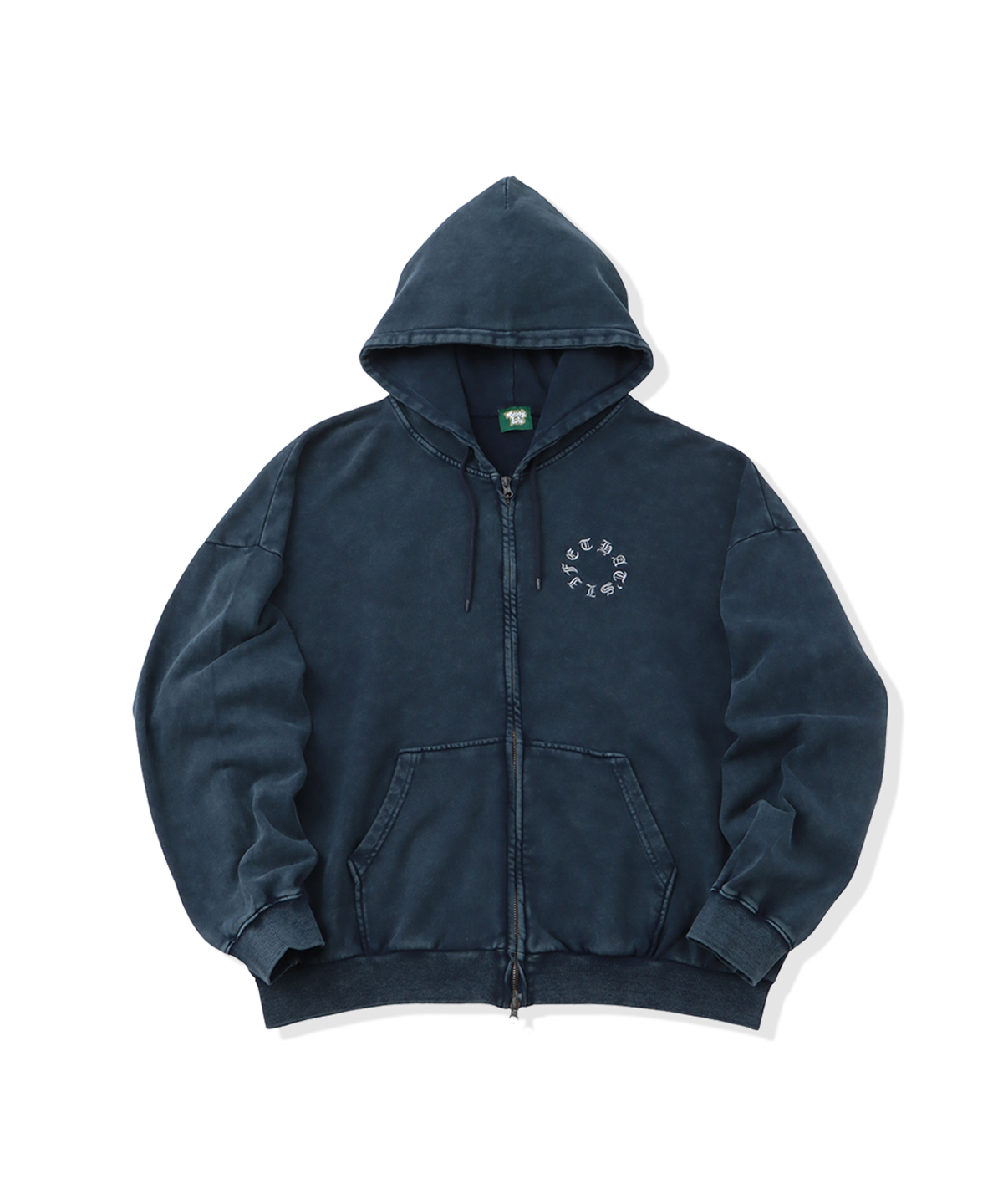 Vintage styles Circle logo zip hoodie – That's life online store