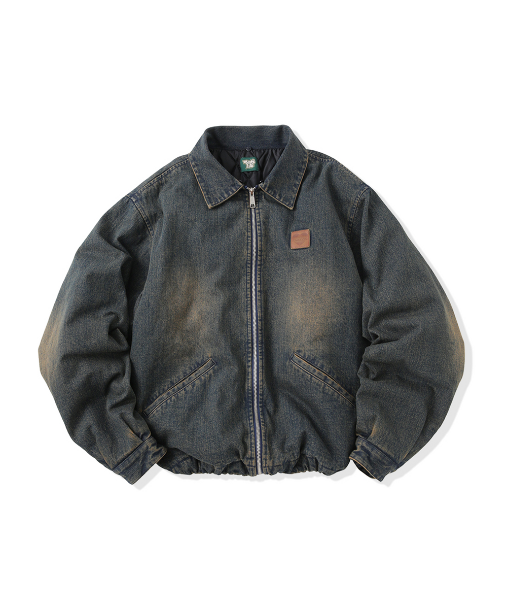 Vintage styles Heart logo Duck Boa Jacket