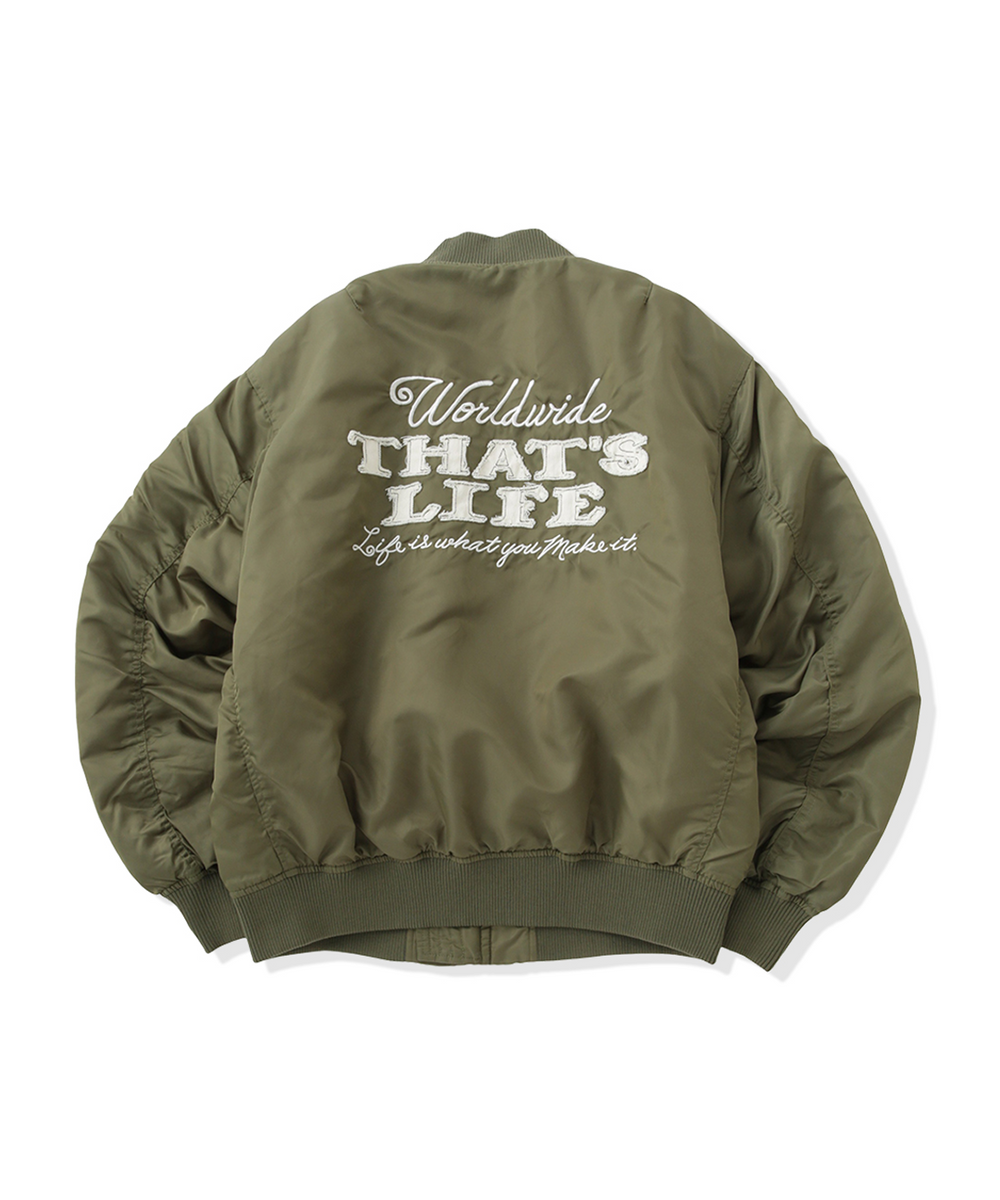 Military styles Worldwide Flight MA-1 Jackets – That's life online