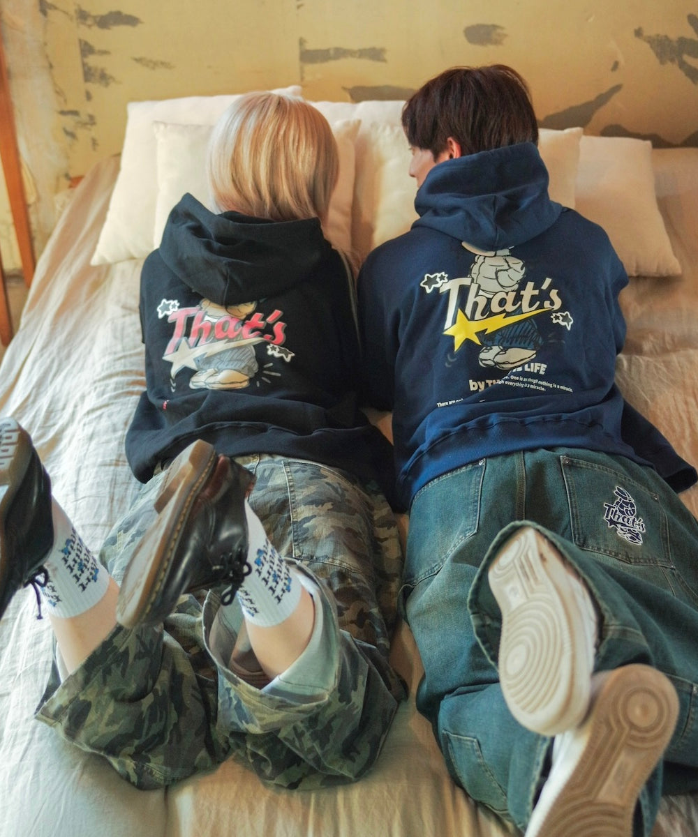 HEAVY WEIGHT 11.0oz "CAP BOY" LOGO HOODIE