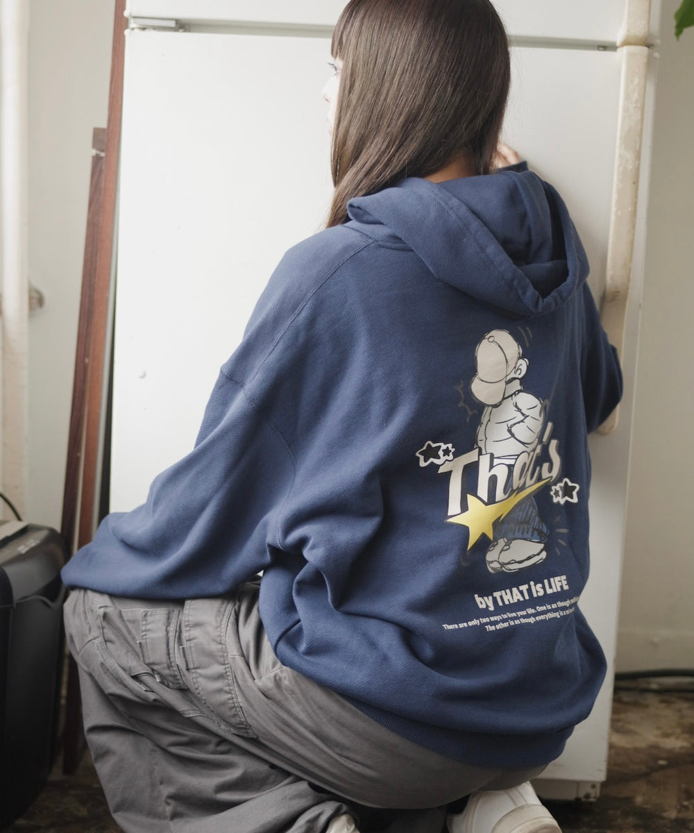 HEAVY WEIGHT 11.0oz "CAP BOY" LOGO HOODIE