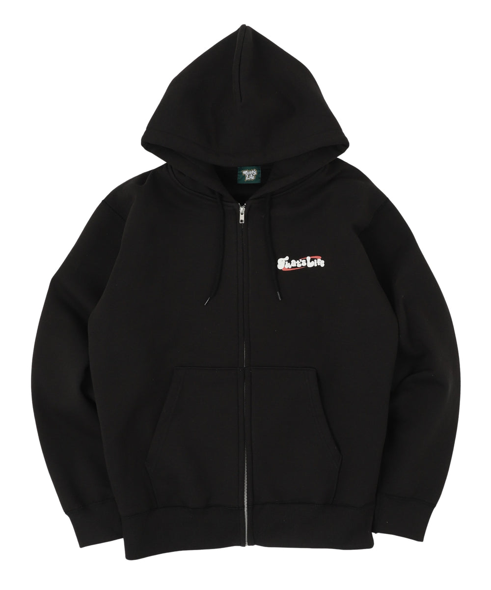 HEAVY WEIGHT 12.4oz CIRCLE LOGO ZIP HOODIE