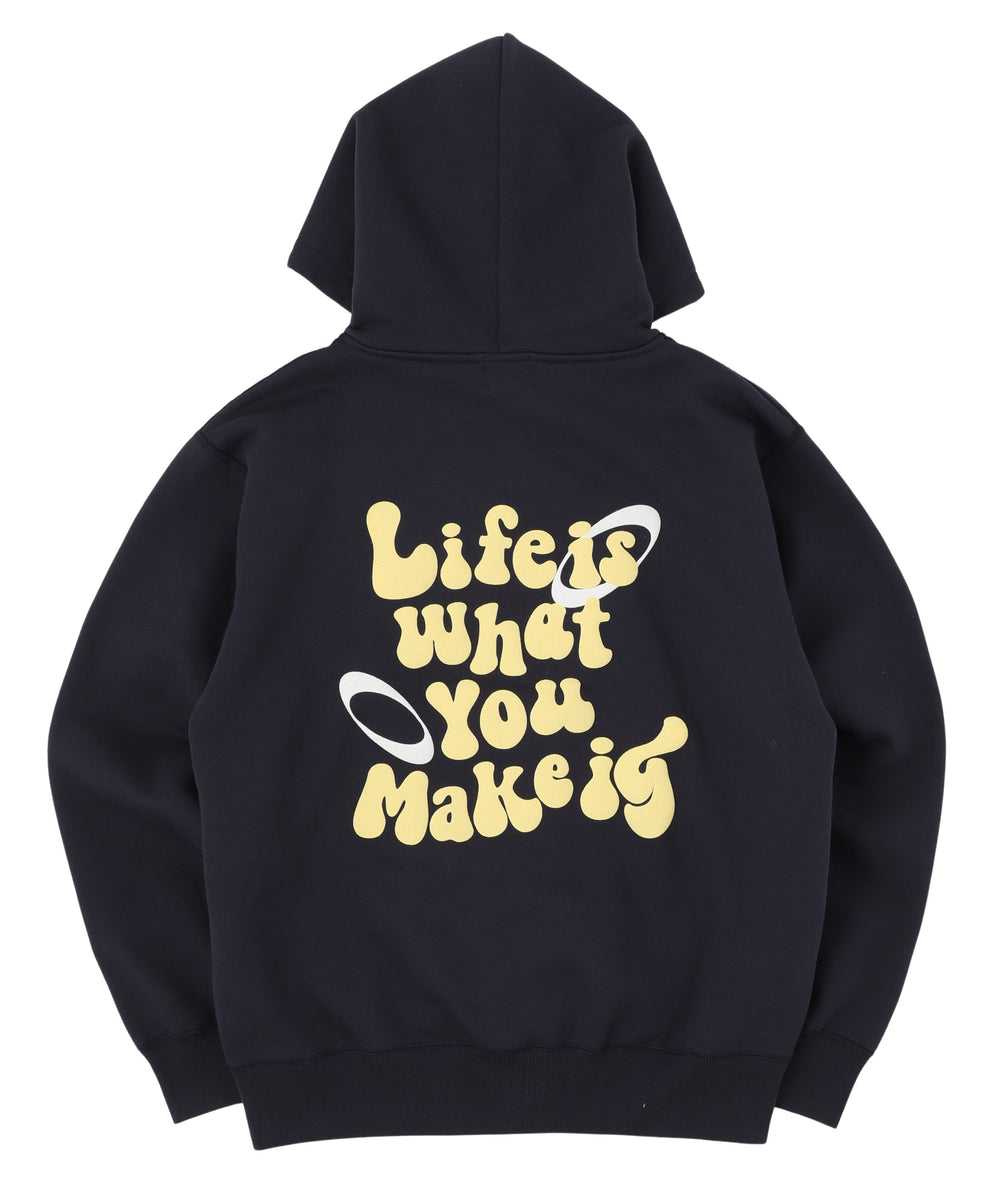 HEAVY WEIGHT 12.4oz CIRCLE LOGO ZIP HOODIE