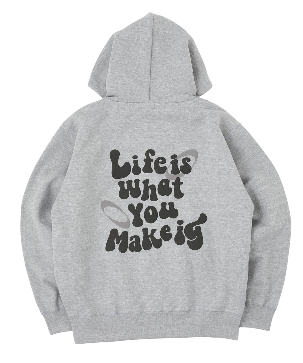 HEAVY WEIGHT 12.4oz CIRCLE LOGO ZIP HOODIE