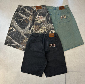 Denim Inspired damege shorts free