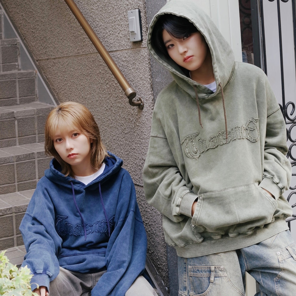 Vintage styles Patch Work Hoodie