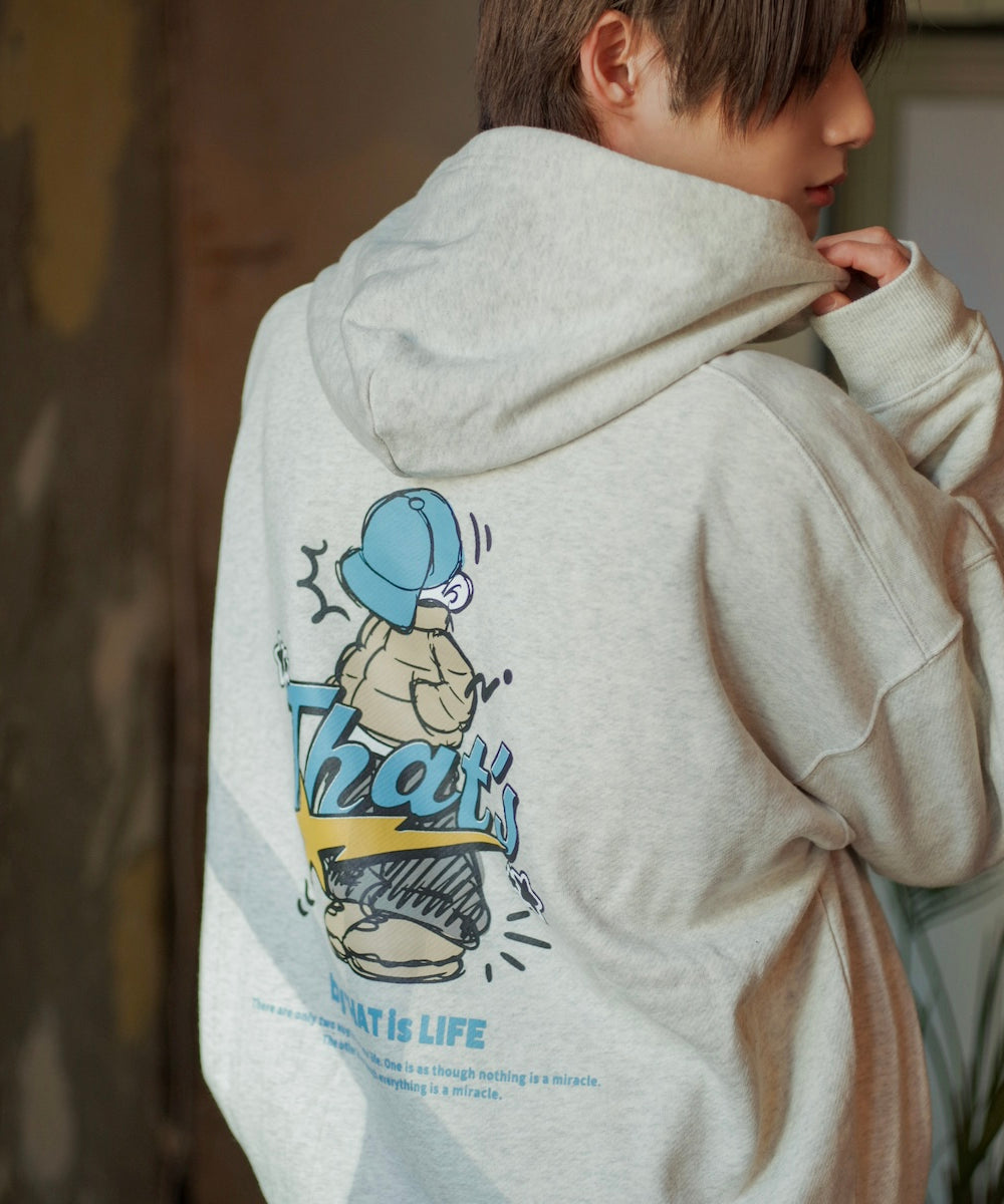 HEAVY WEIGHT 11.0oz "CAP BOY" LOGO HOODIE