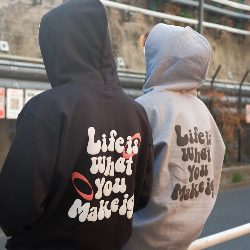 HEAVY WEIGHT 12.4oz CIRCLE LOGO ZIP HOODIE