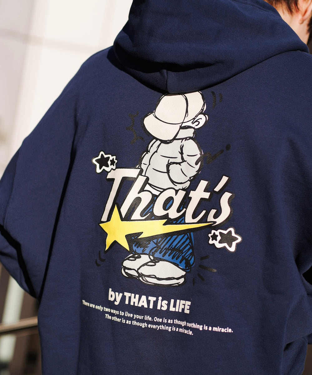 HEAVY WEIGHT 11.0oz "CAP BOY" LOGO HOODIE