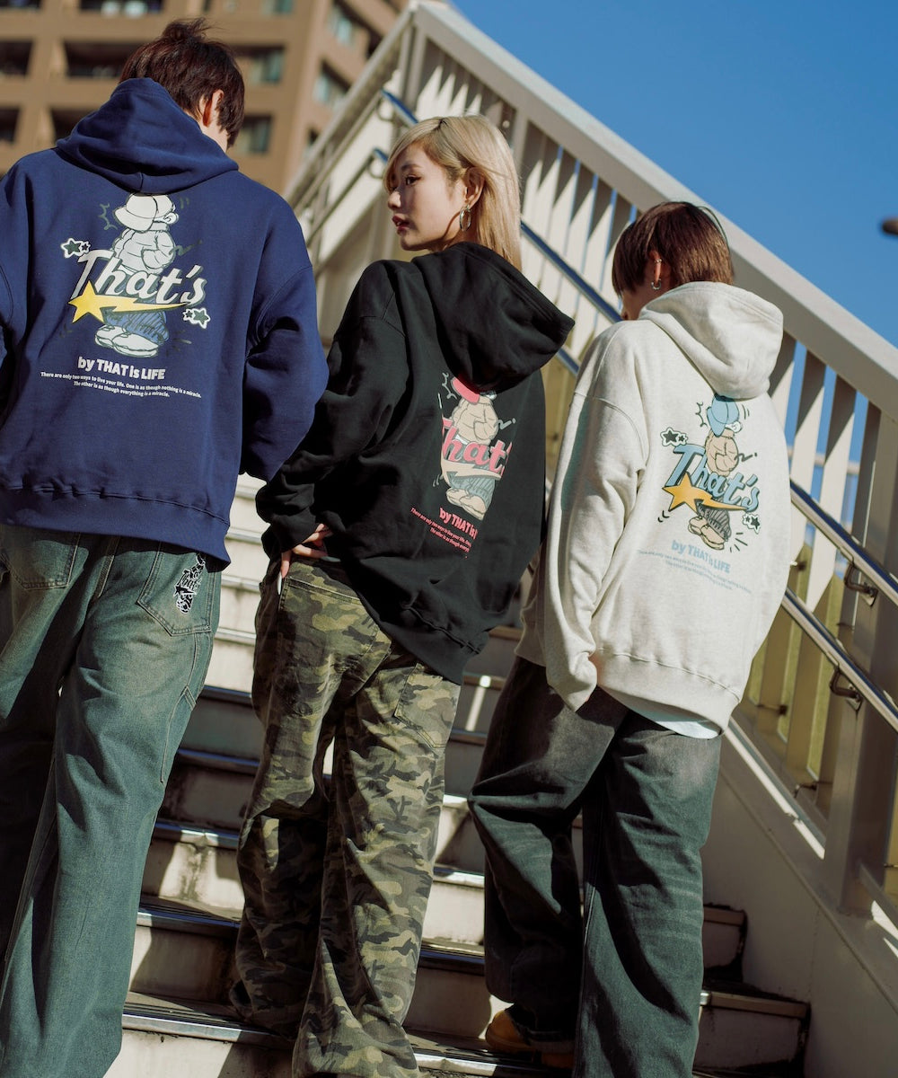 HEAVY WEIGHT 11.0oz "CAP BOY" LOGO HOODIE