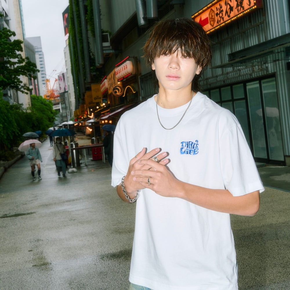 Surf logo back print T-shirt