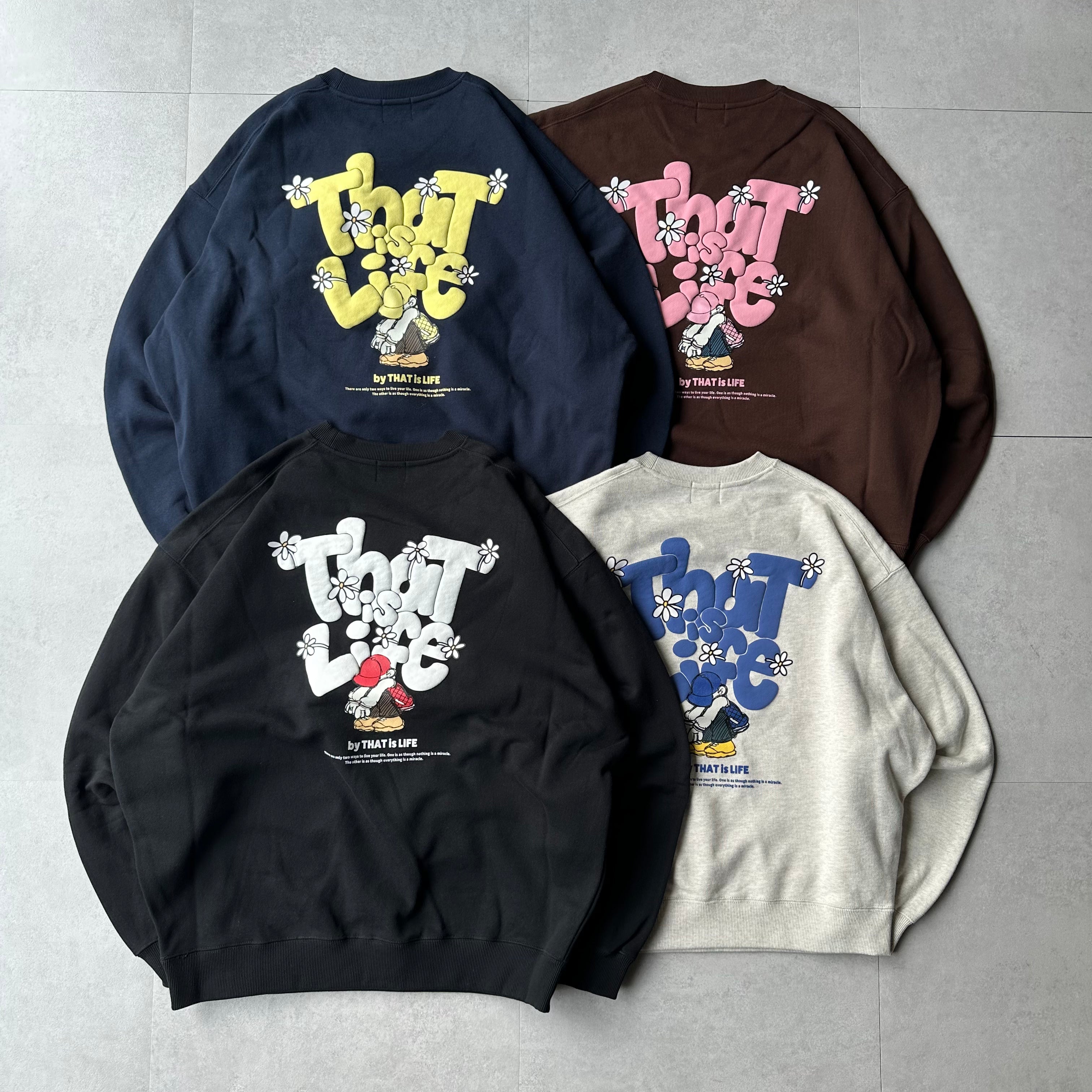 HEAVY WEIGHT 13.0oz "FLOWER BOY" LOGO SWEAT free