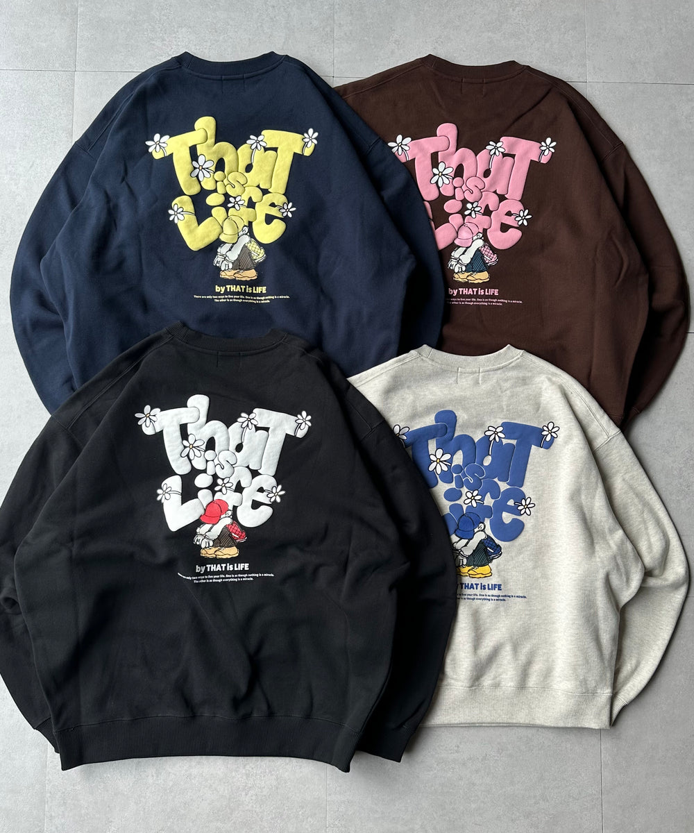 HEAVY WEIGHT 13.0oz "FLOWER BOY" LOGO SWEAT free