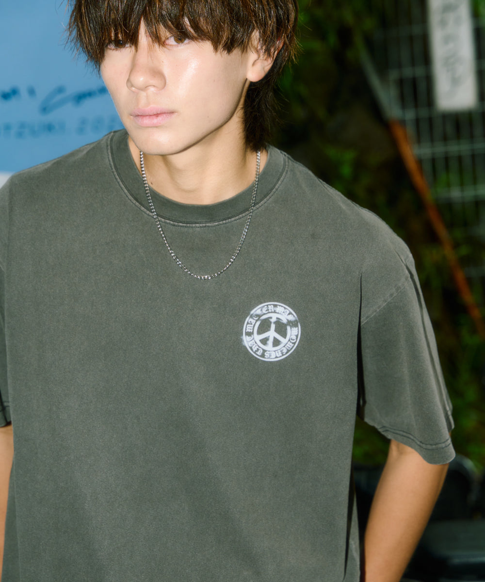 Washed Peace logo tee free