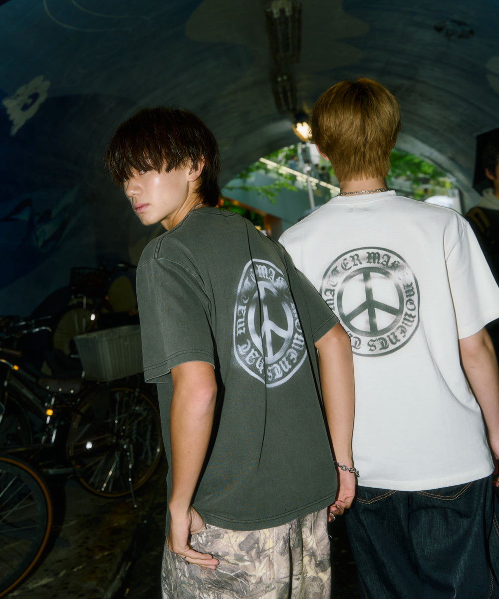 Washed Peace logo tee free