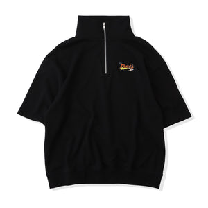 HEAVY WEIGHT ANGEL LOGO HALF ZIP TEE