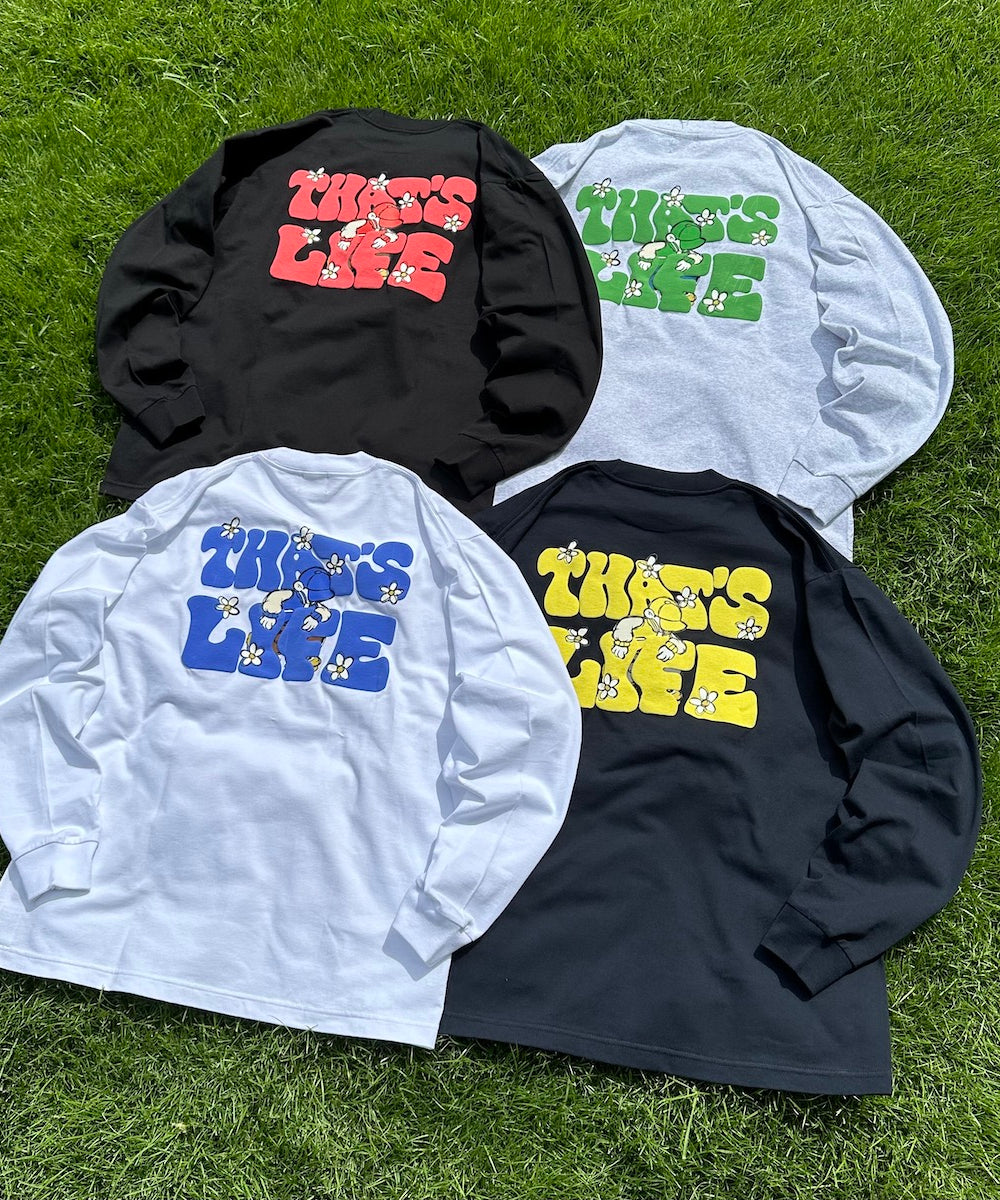 HEAVY WEIGHT 7.1oz ”FLOWER BOY” LOGO LONG SLEEVE