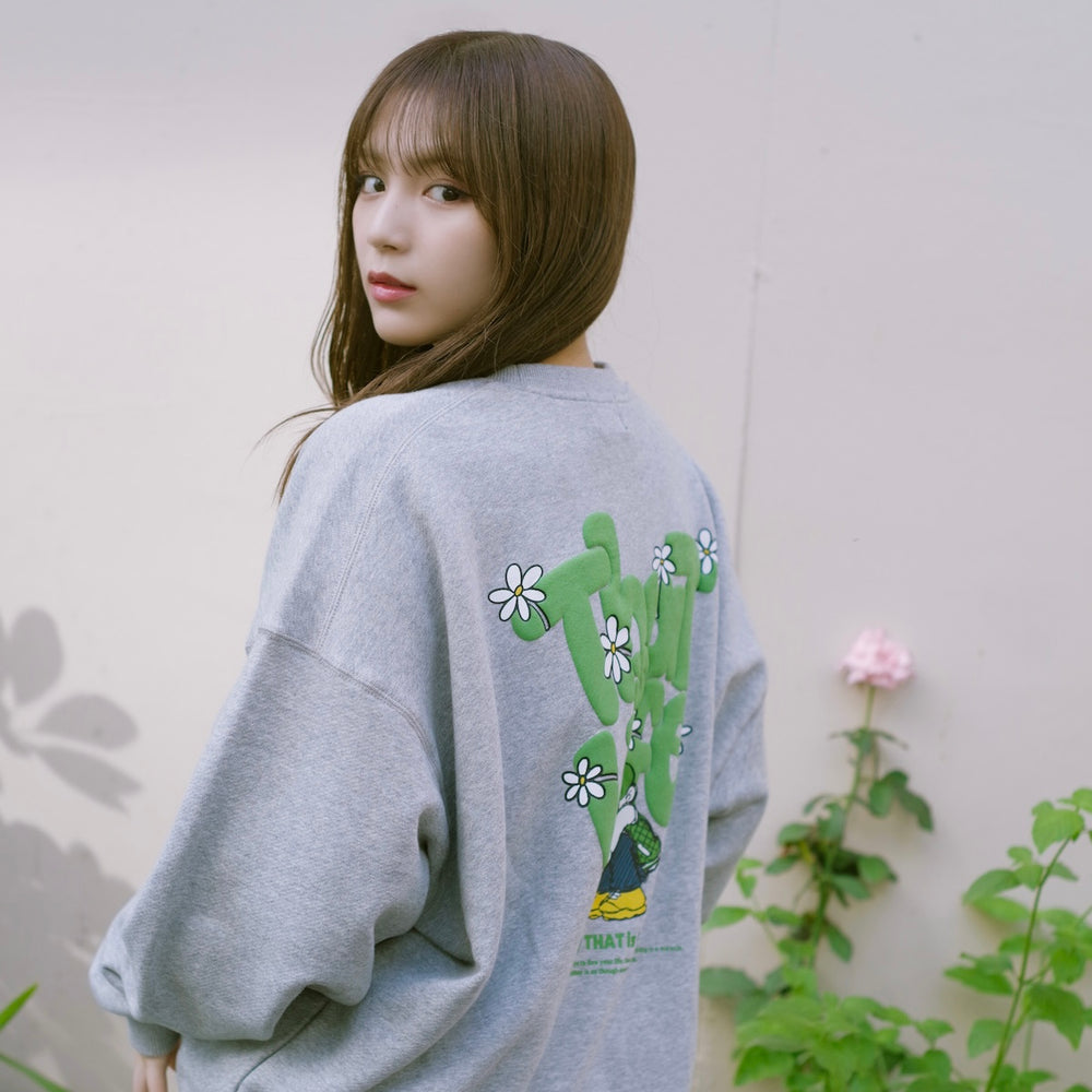 HEAVY WEIGHT 11.0oz "FLOWER BOY" LOGO SWEAT