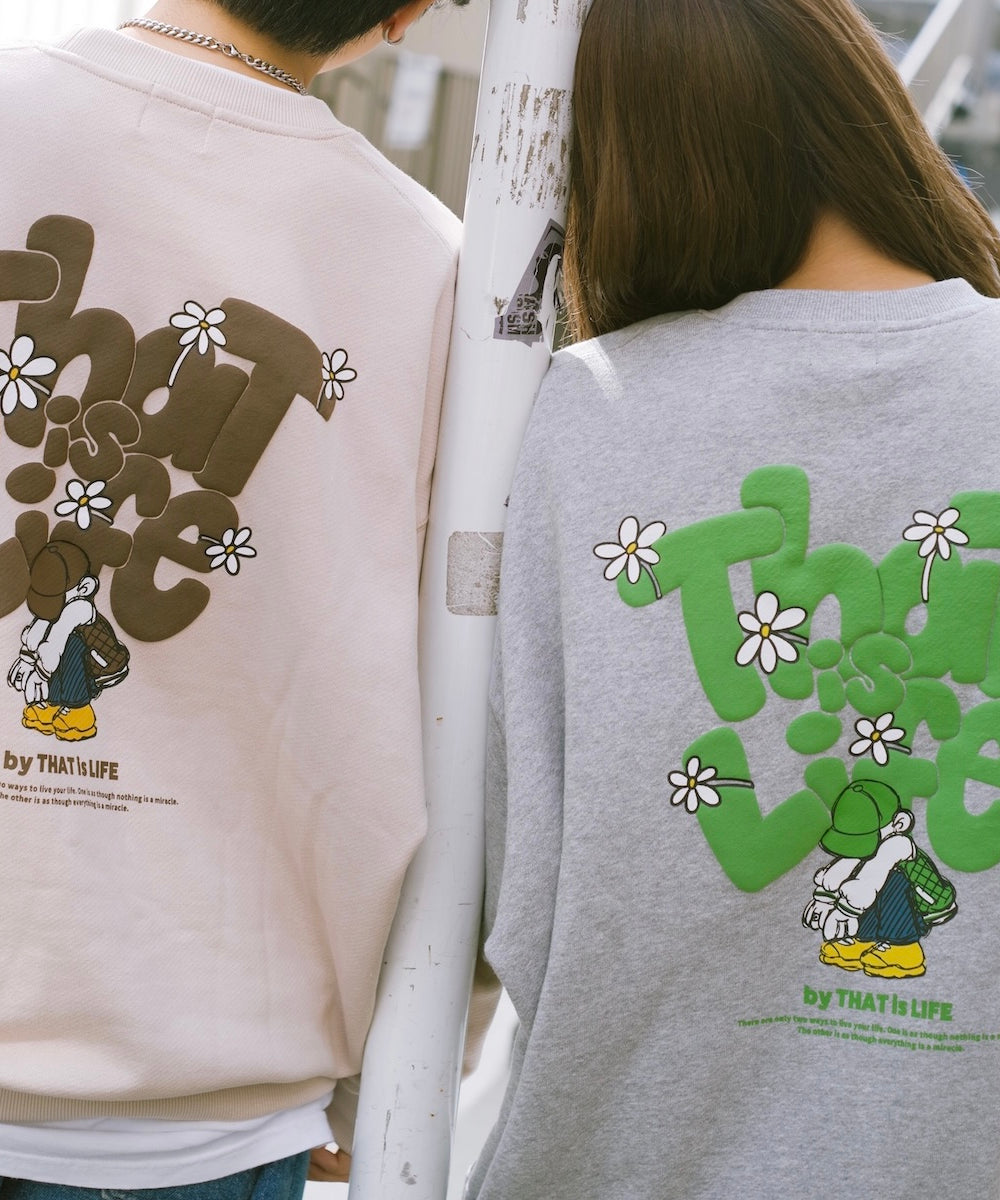 HEAVY WEIGHT 11.0oz "FLOWER BOY" LOGO SWEAT
