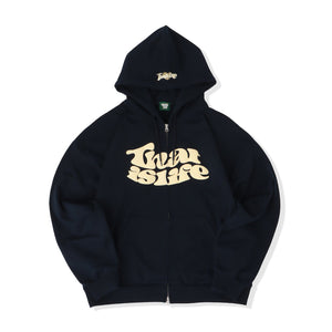 HEAVY WEIGHT 12.0oz FRONT LOGO ZIP HOODIE