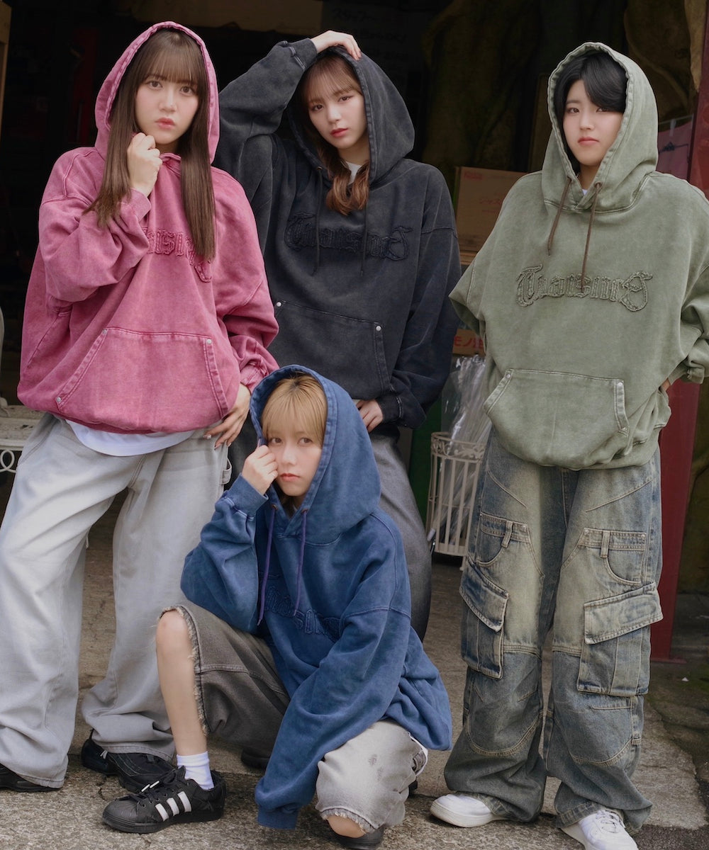 Vintage styles Patch Work Hoodie