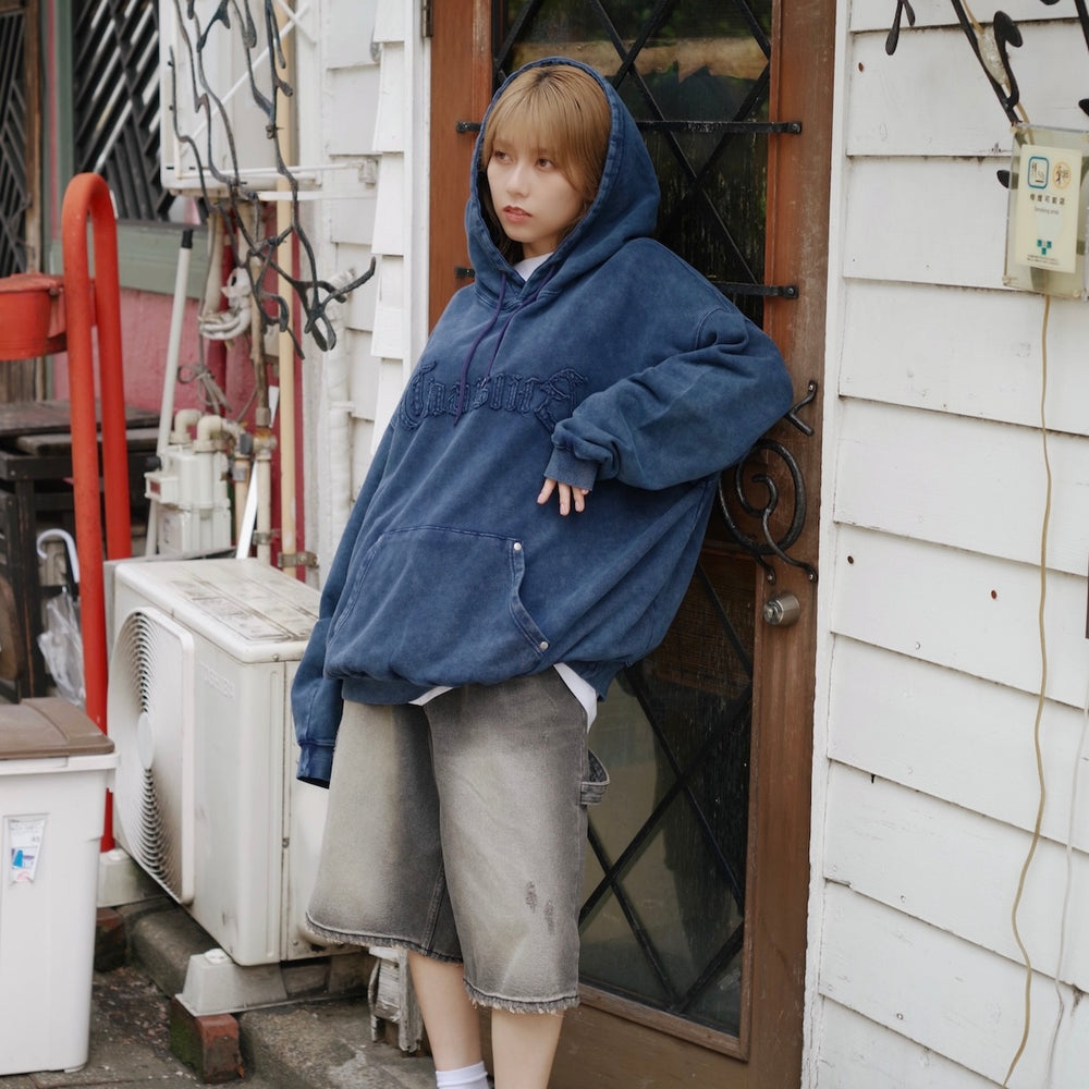 Vintage styles Patch Work Hoodie