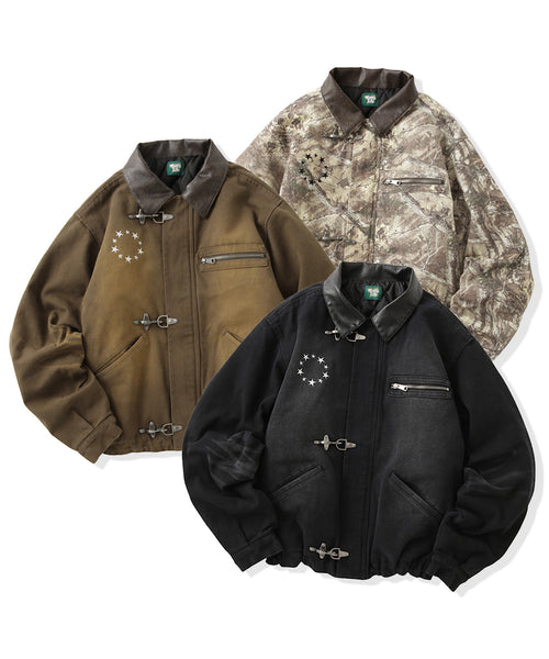 Vintage styles Star logo Duck Fireman Jacket – That's life online