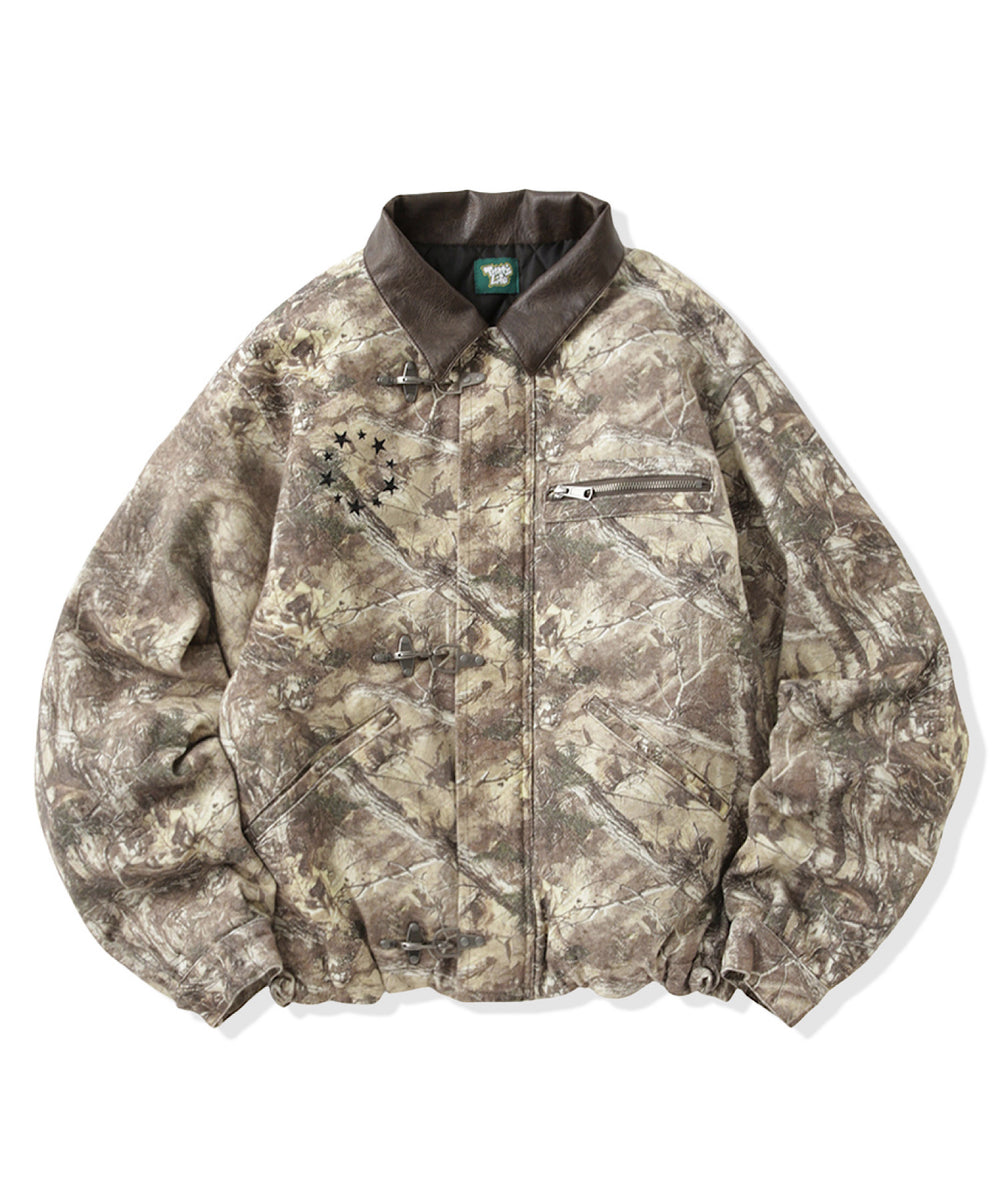 Vintage styles Star logo Duck Fireman Jacket