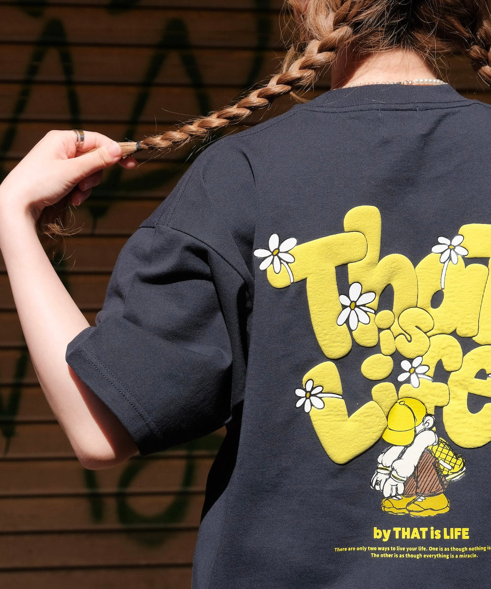 HEAVY WEIGHT 7.1oz "FLOWER BOY" LOGO TEE