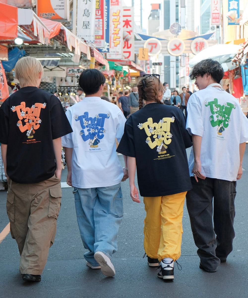 HEAVY WEIGHT 7.1oz "FLOWER BOY" LOGO TEE