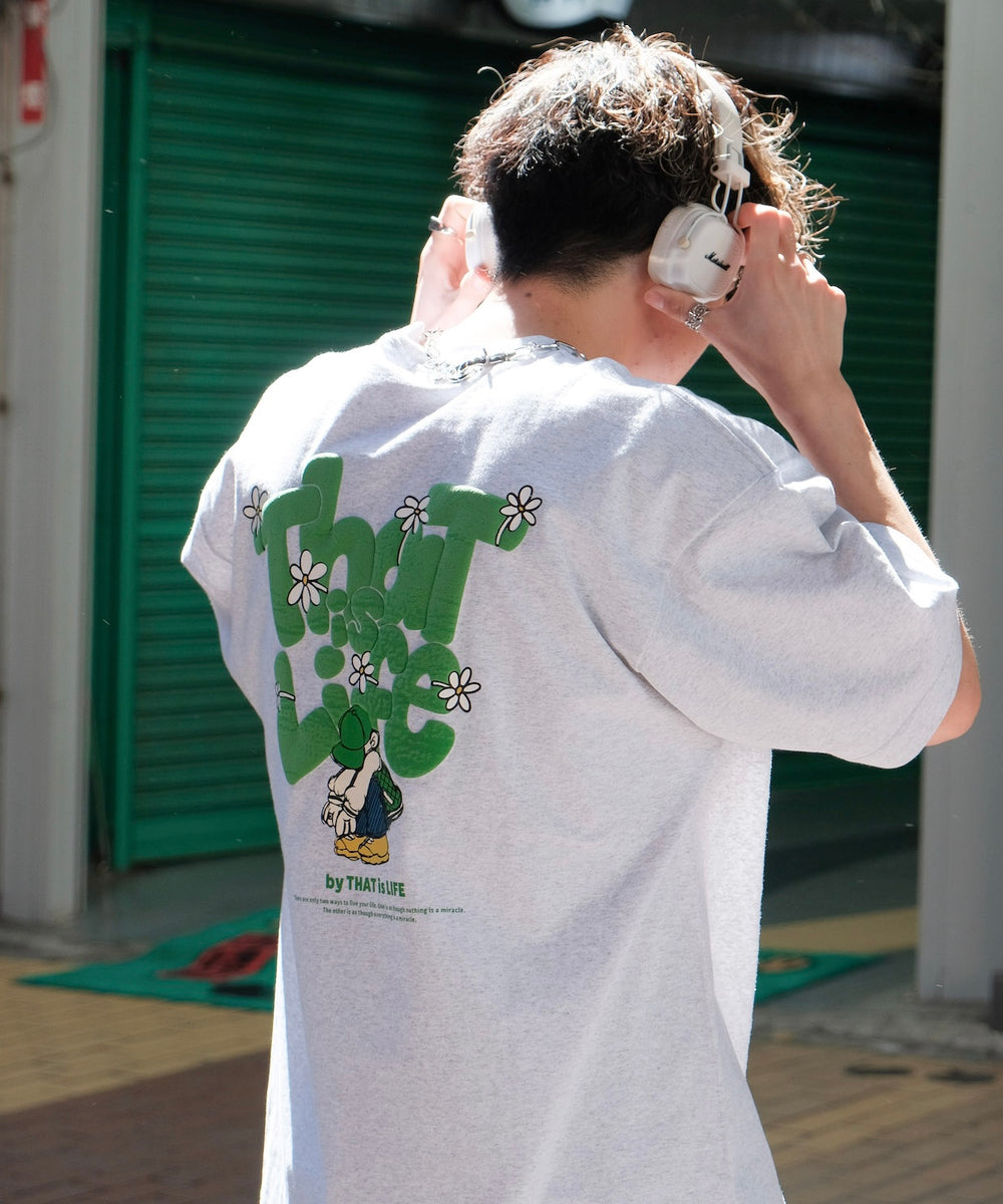 HEAVY WEIGHT 7.1oz "FLOWER BOY" LOGO TEE