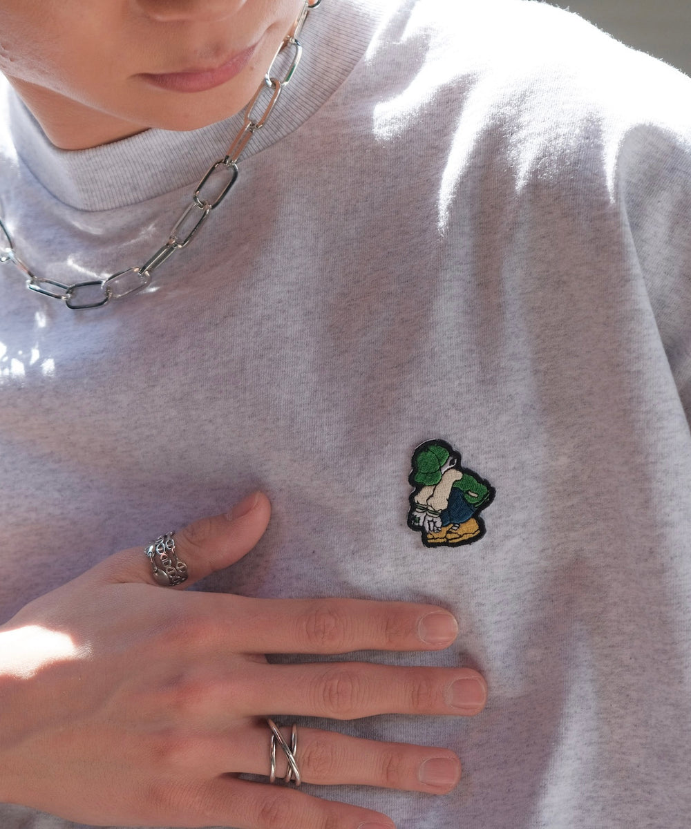 HEAVY WEIGHT 7.1oz "FLOWER BOY" LOGO TEE