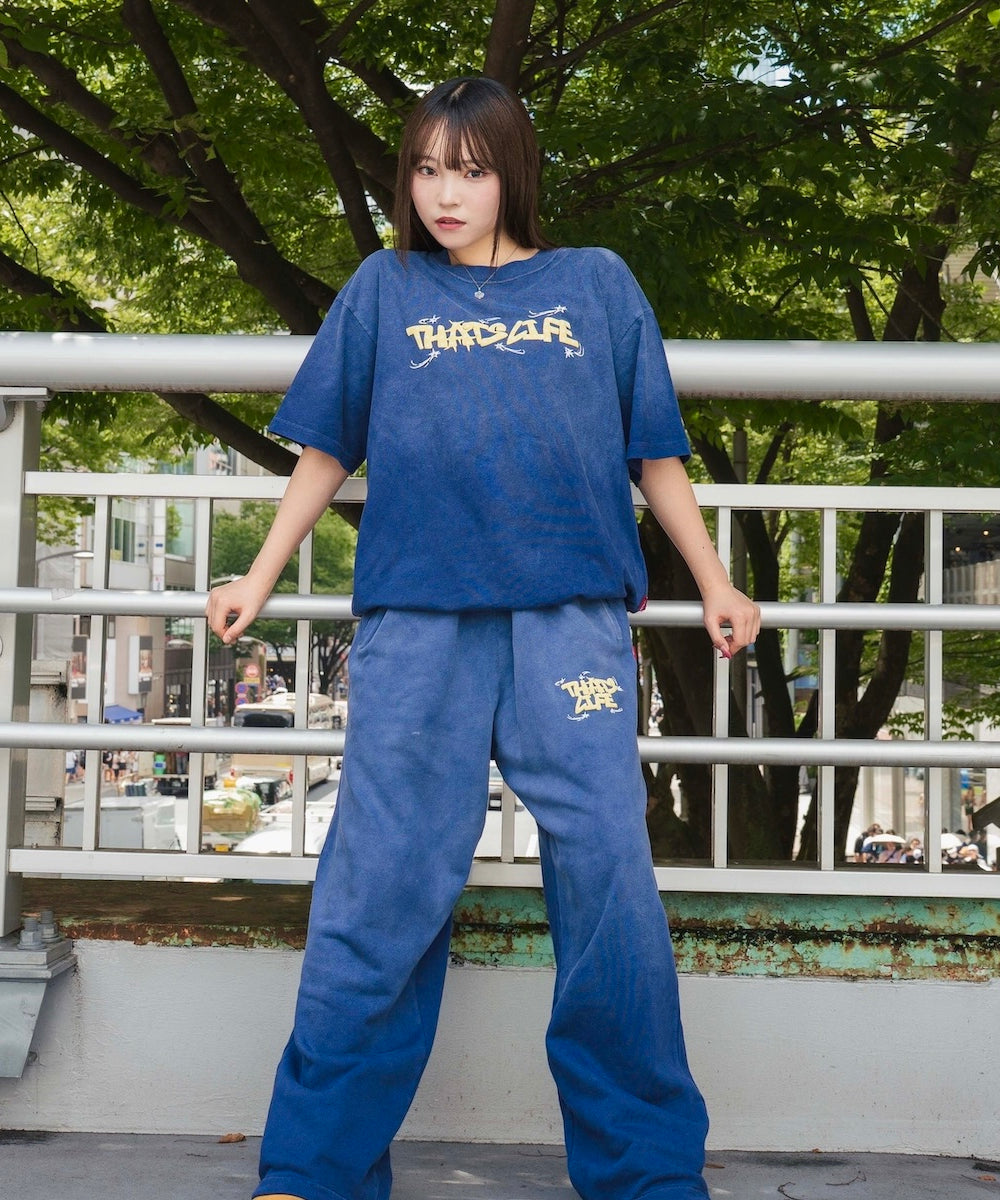 Vintage fade Wave logo Drawcode tee