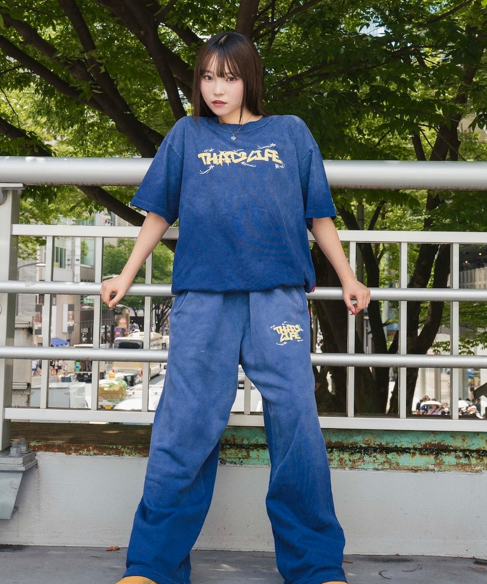 Vintage fade Wave logo sweat pants