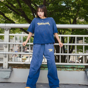 Vintage fade Wave logo sweat pants