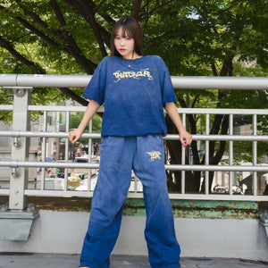 Vintage fade Wave logo Drawcode tee
