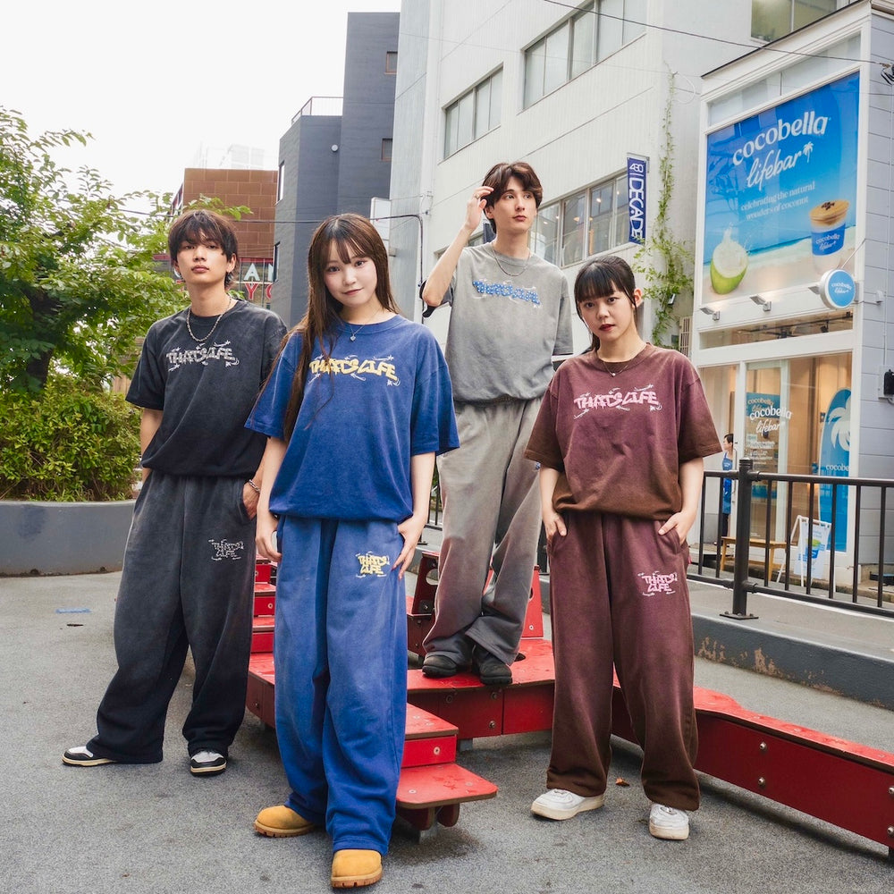 Vintage fade Wave logo Drawcode tee