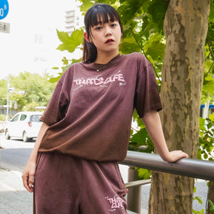 Vintage fade Wave logo Drawcode tee