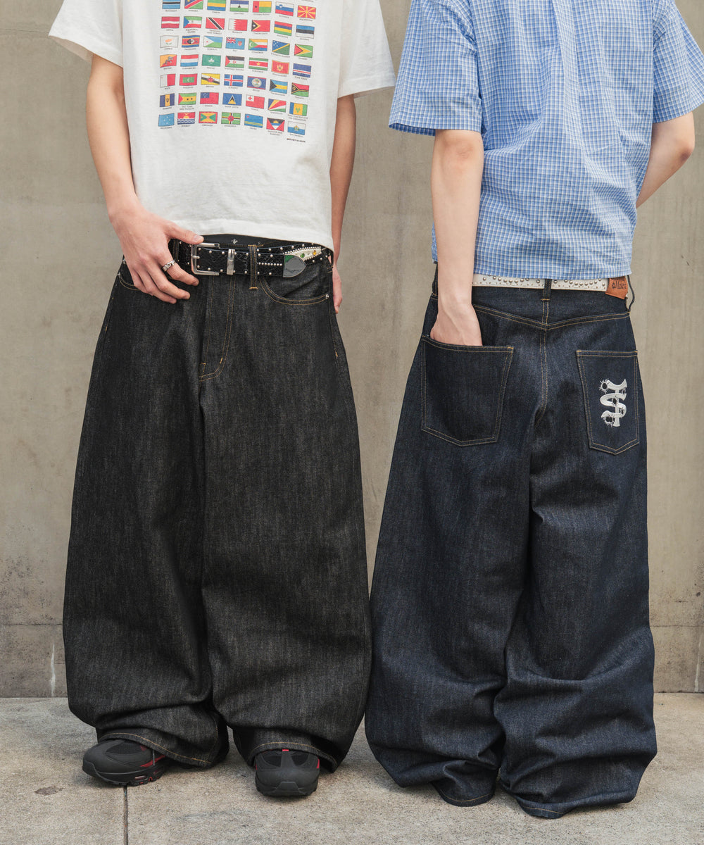 TS logo Rigid Baggy denim free