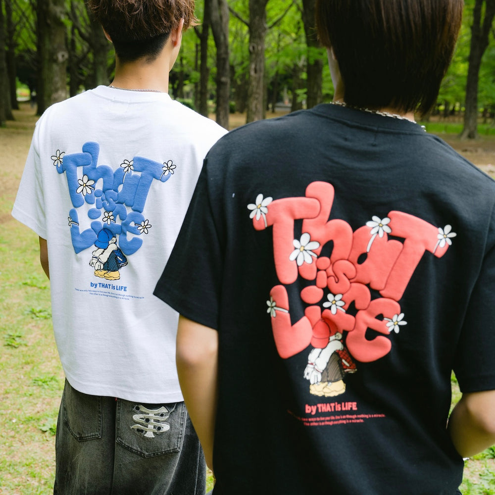 HEAVY WEIGHT 8.2oz "FLOWER BOY" LOGO TEE