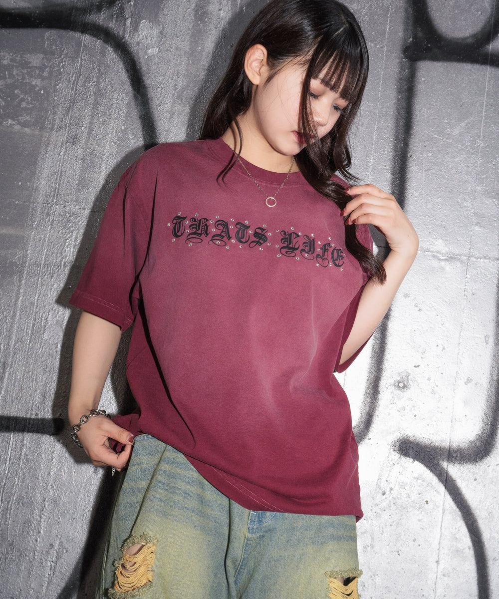 Faded Gleam Script Tee free