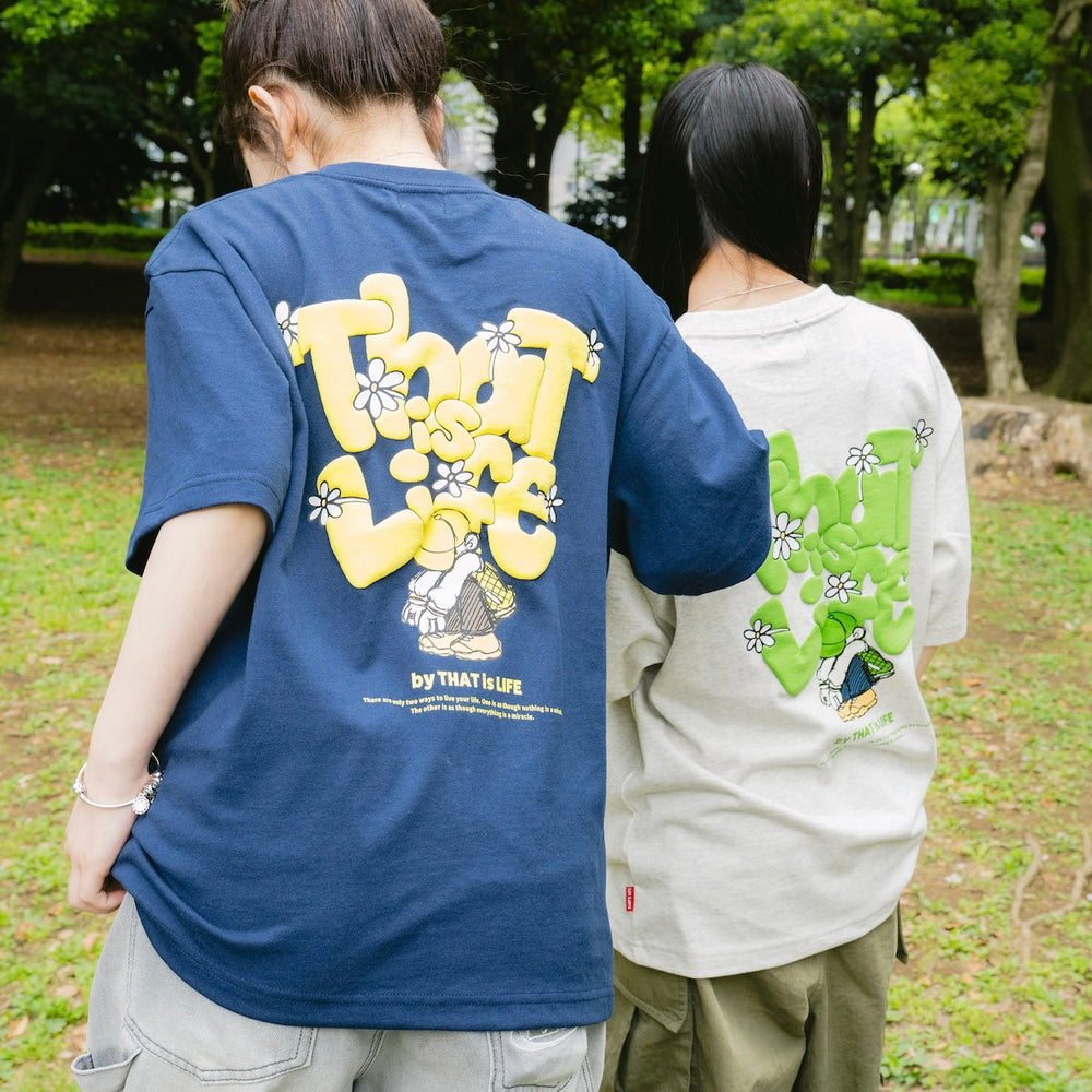 HEAVY WEIGHT 8.2oz "FLOWER BOY" LOGO TEE