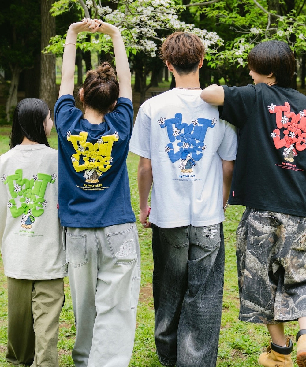 HEAVY WEIGHT 8.2oz "FLOWER BOY" LOGO TEE